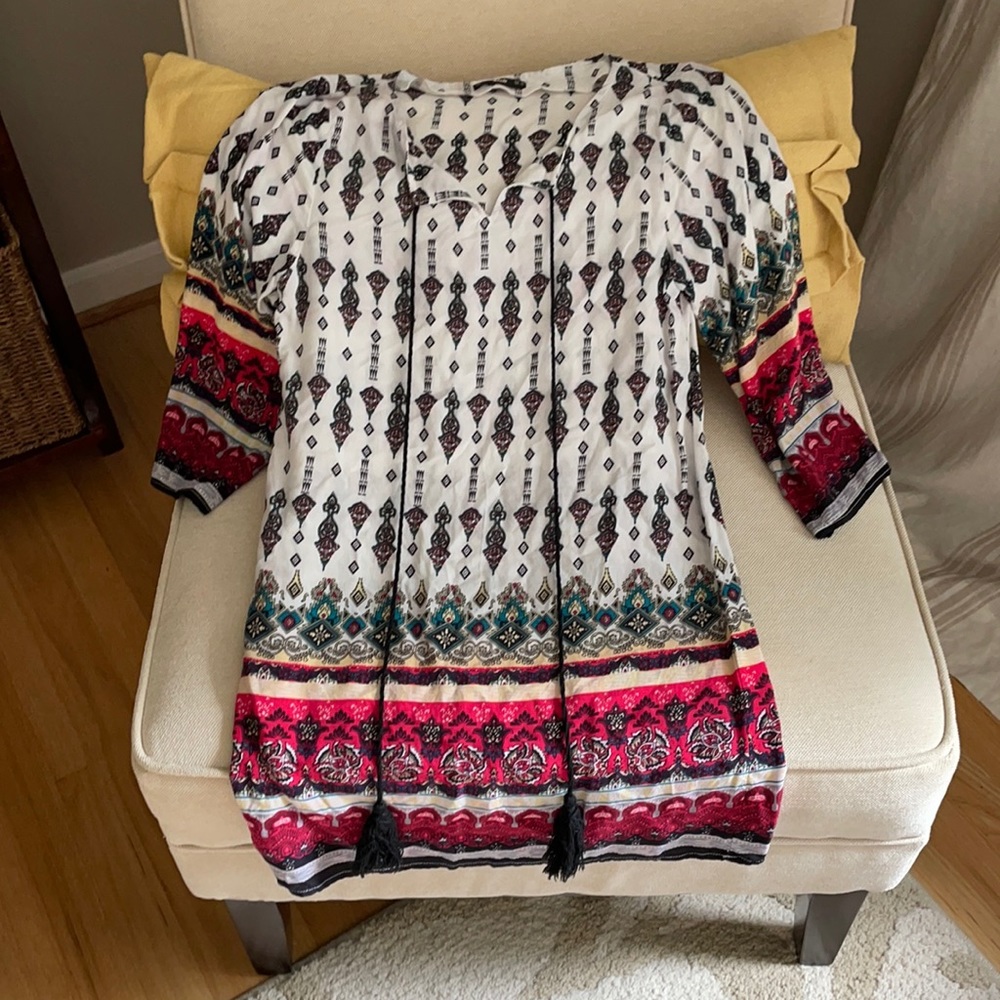 Tunic Dress with Tassels Size XS